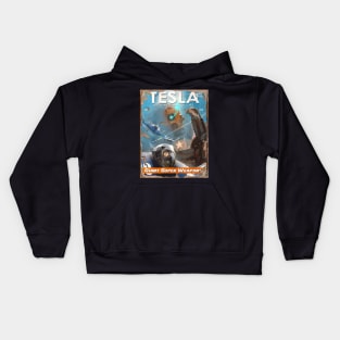 TESLA SCIENCE MAGAZINE: Giant Super Weapon Kids Hoodie